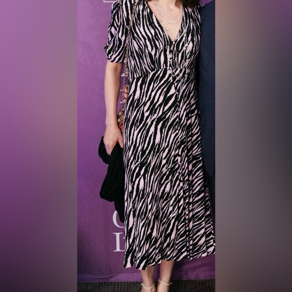 Ghost London animal print dress 🌸 Party Time! Wedding Season! Gala Season!